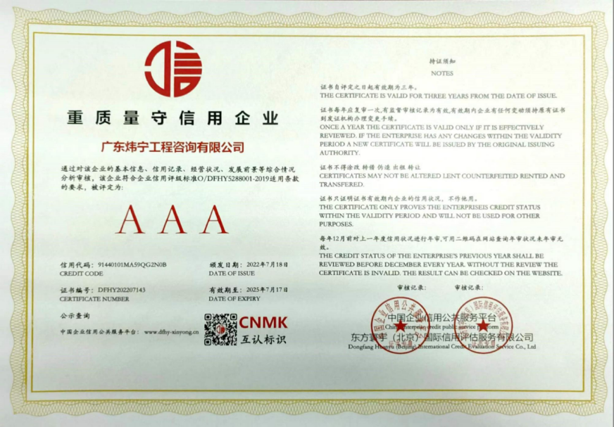 荣誉资质